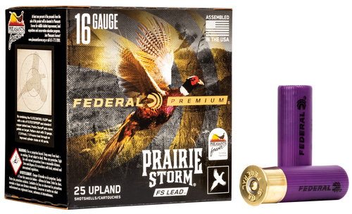 Federal Premium Prairie Storm 16 GA 2 75 1 1 4 Oz 4 Shot 25rd Box