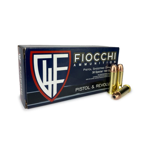 Fiocchi Shooting Dynamics 38 Special 158gr Jacketed Hollow Point 1000rd Case