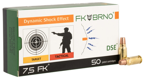 Fk Brno Us F9 7 5 Fk 101gr Solid Flat Nose 50rd Box