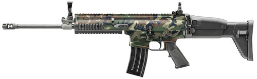 FN SCAR 16S NRCH 5.56x45mm, 16.25" Barrel, Woodland Camo, 30rd
