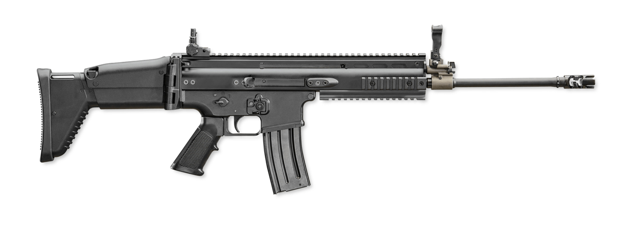 FN SCAR 16S 5.56/.223, 16.25" Barrel, Adj. Sights, Telescoping Stock, Black, 30rd
