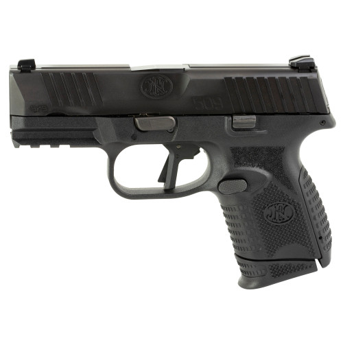FN 509 Compact 9mm, 3.7" Barrel, Black, Soft Case, 10rd