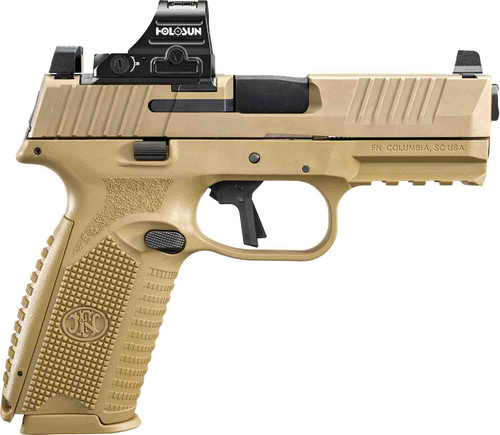 FN 509 MRD 9mm, 4" Barrel, Flat Dark Earth, Holosun 407C Red Dot, 17rd