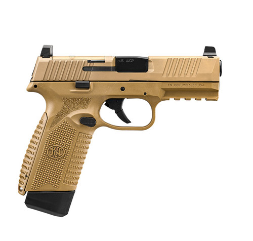 FN 545 MRD 45 ACP, 4.1" Barrel, Flat Dark Earth, Optics Ready, 10rd