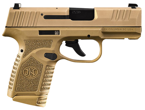 FN Reflex 9mm, 3.3" Barrel, Flat Dark Earth Polymer, NMS, 10rd