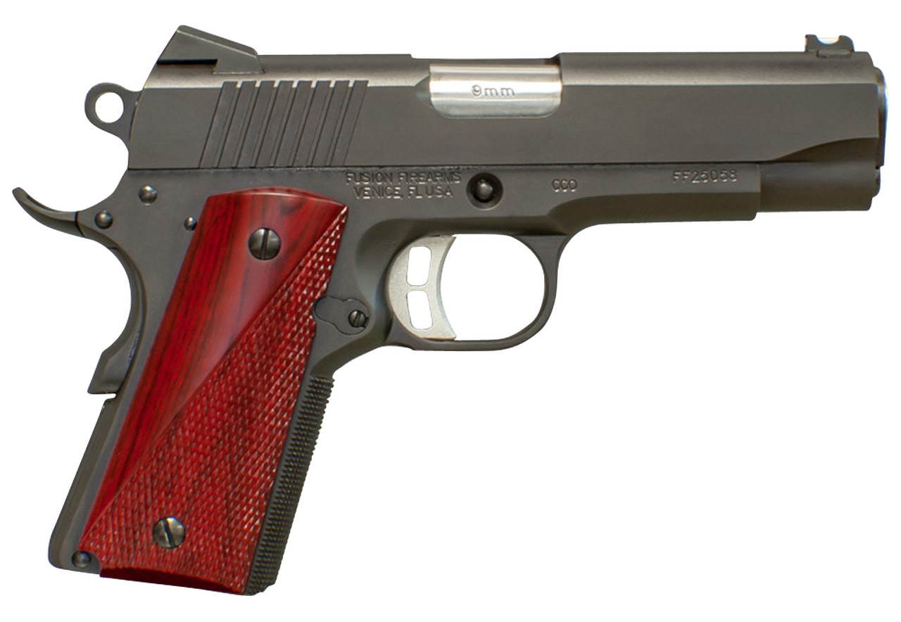 FUSION PRECISION Freedom CCO 45 ACP 5" 7rd Black Oxide Black Cocobolo Grip