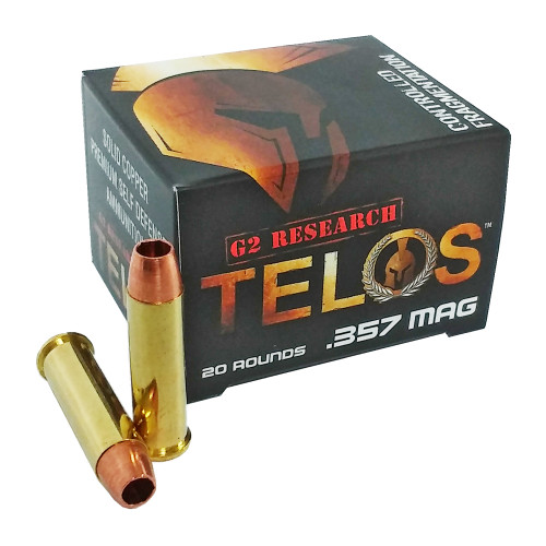G2 Research Telos 357 Magnum 105gr Lead Free Copper 20rd Box