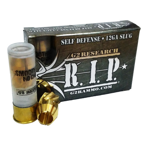 G2 Research RIP 12 Ga, 2.75", 122gr, Brass Slug, 5rd Box