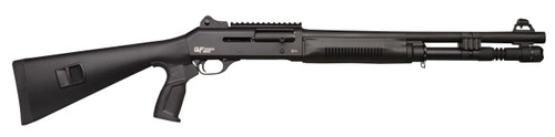 GForce GF4 Gatlander 12 Ga, 3" Chamber 18.5" Barrel, Black Synthetic, Pistol Grip, 5rd