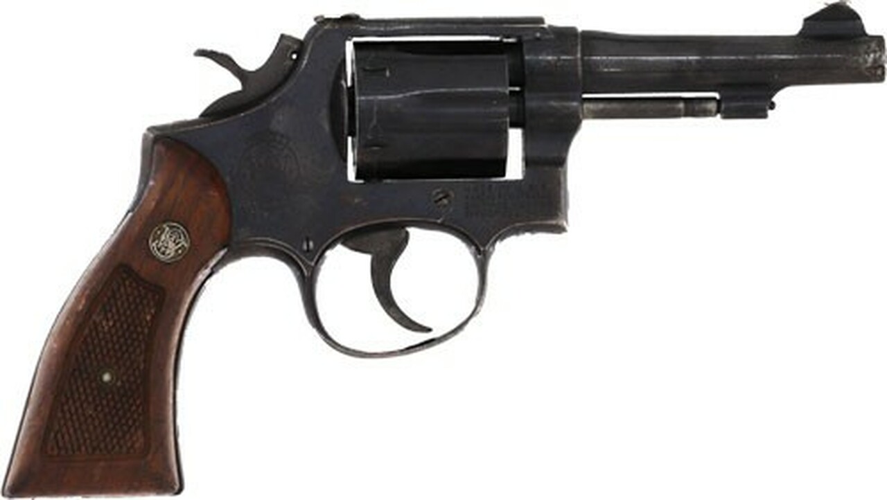 Smith &amp; Wesson M10-5 .38 Spl 4" Barrel, Used Police Surplus, Good Condition, Grips Vary