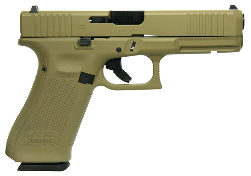 Glock G17 G5 Custom "Flat Dark Earth" 9mm, 4.49" Barrel, 17rd