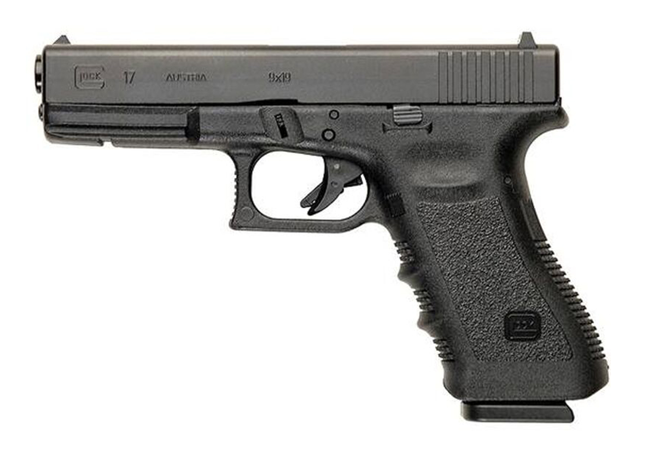 Glock G17 Gen3 AUS 9mm, 4.48" Barrel, Fixed Sights, Black, 17d