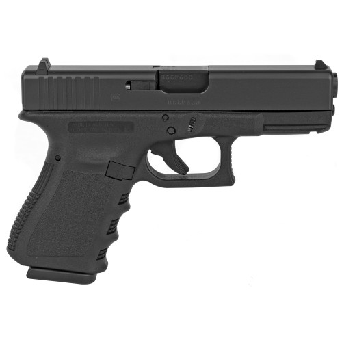 Glock G19 Gen 3 Compact 9mm, 4.02" Barrel, Black, Fixed Sights, 15rd