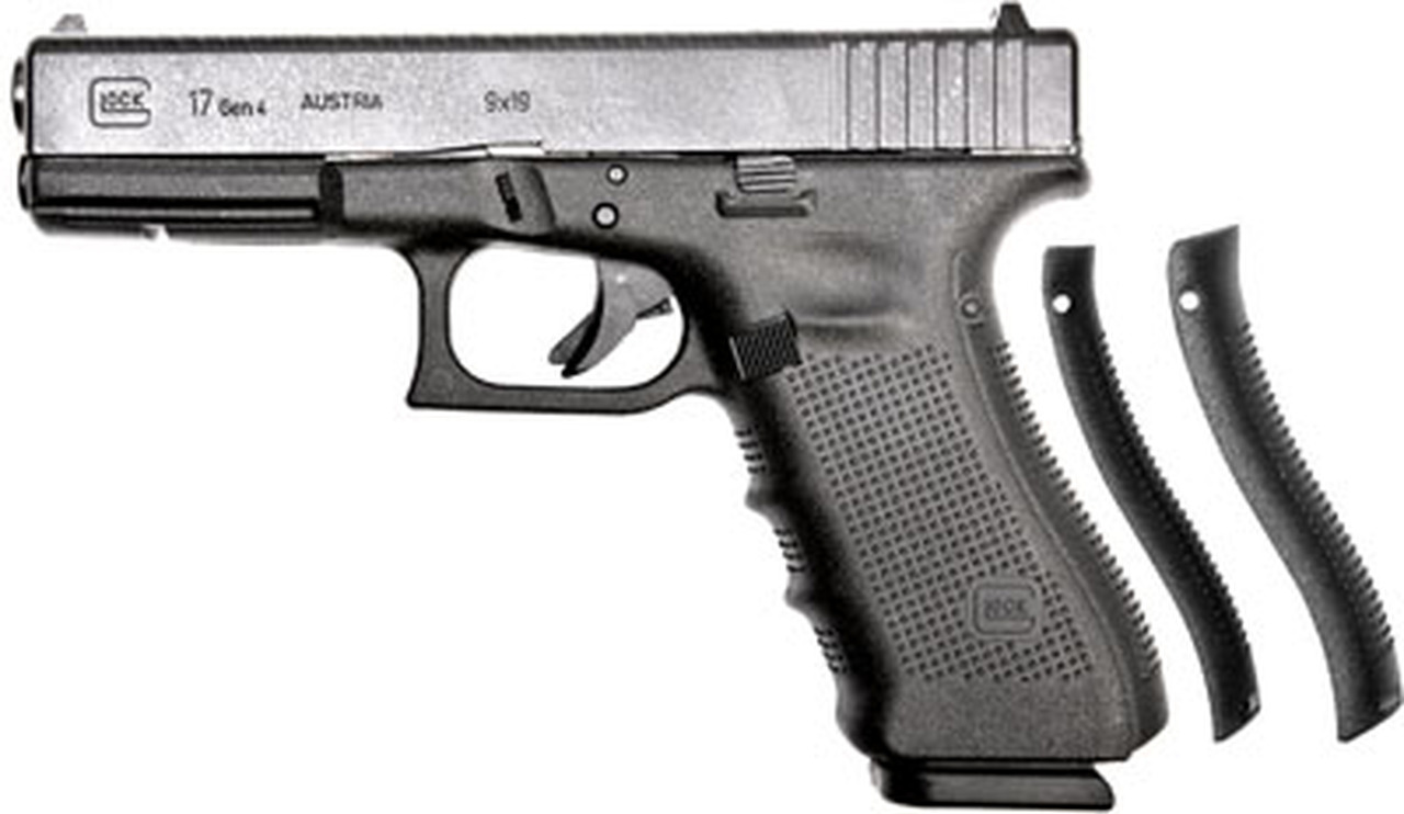 Glock 17 Gen4, 4.49" Barrel, Night Sights, Black, 3x 17rd