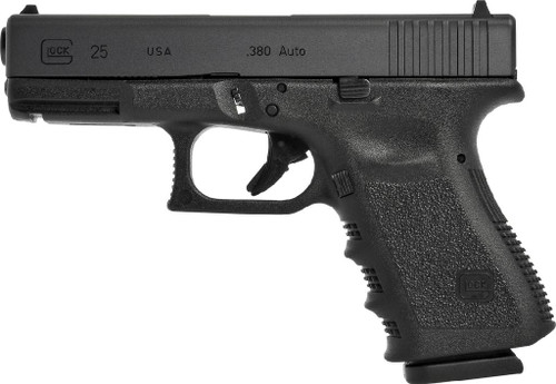 Glock G25 Gen 3 TALO 380 ACP, 4.02" Barrel, Black, Fixed Sights, 15rd