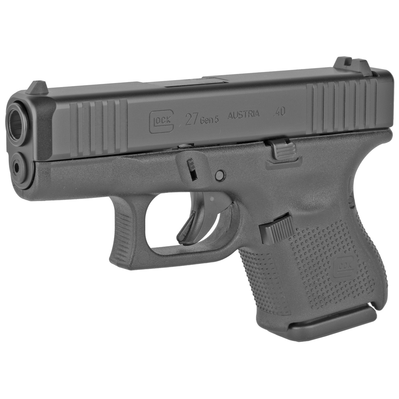Glock 27 Gen5 AUS Sub Compact .40 S&amp;W, 3.43" Barrel, Fixed Sights, Black, 9rd
