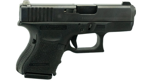 Glock USED G27 Gen 4 40 Smith & Wesson, 3.5" Barrel, Black, Fixed Sights, 9rd