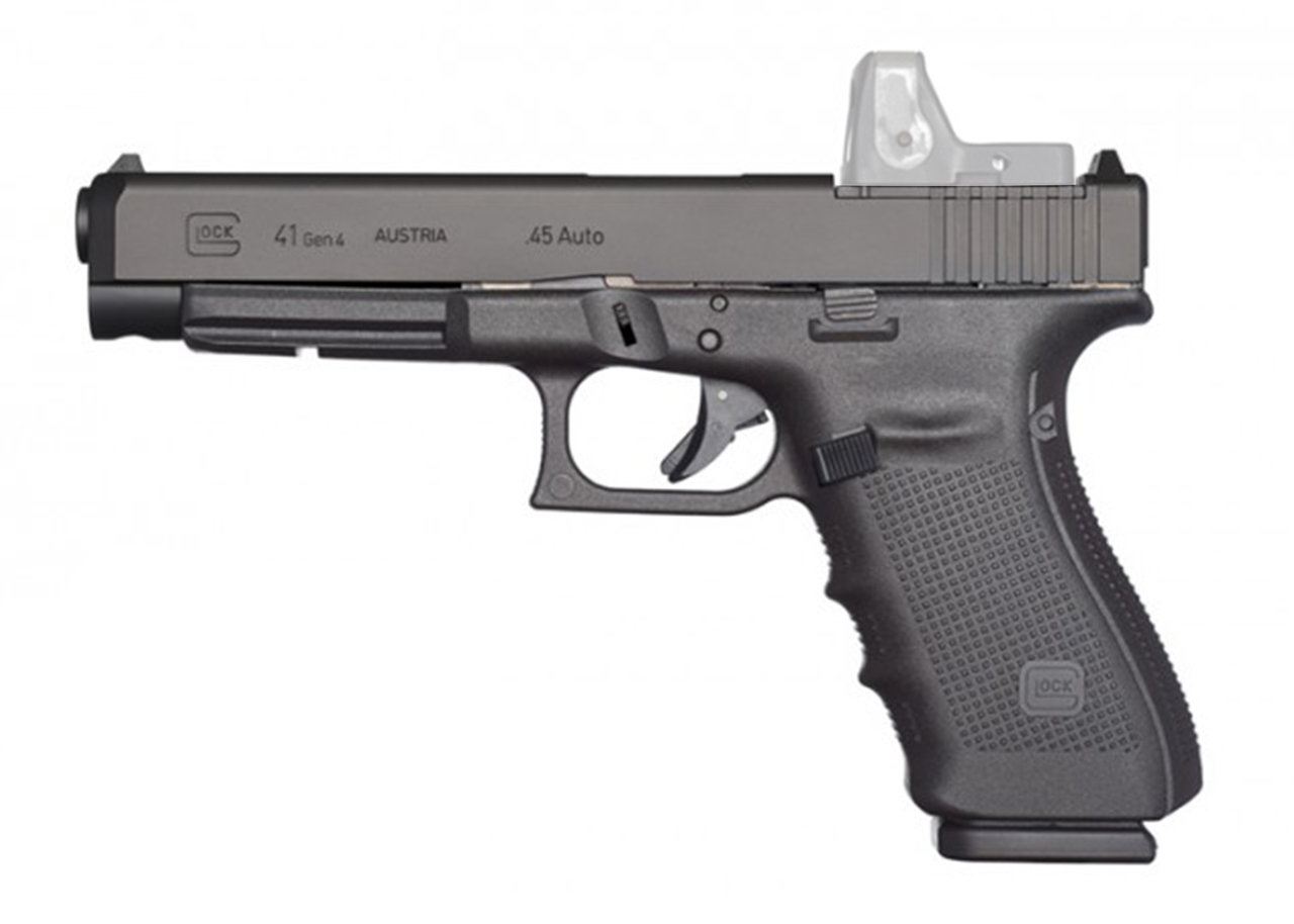 Glock 41 Gen4 MOS AUS .45 ACP, 5.31" Barrel, Black, 10rd