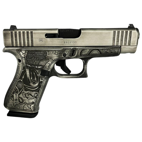 Glock G48 "Battle Worn Slide/Bushido Frame" 9mm, 4.17" Barrel, 10rd