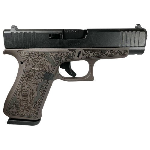 Glock G48 "Vortex Bronze Elephant Engraved" 9mm, 4.17" Barrel, 10rd