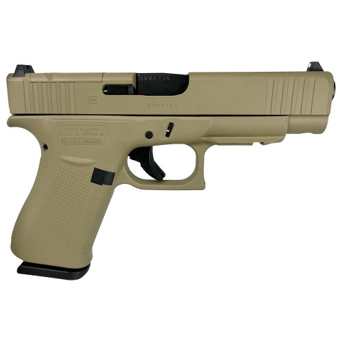 Glock G48 MOS Custom 9mm, 4.17" Barrel, "FDE", 10rd