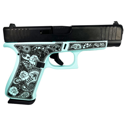 Glock 48 "Tiffany Paisley Frame" 9mm, 4.17" Barrel, 10rd