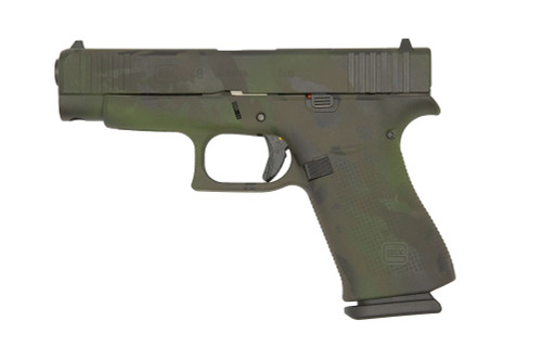 Glock G48 9mm, 4.17" Barrel, Faded Black Camo, 10rd