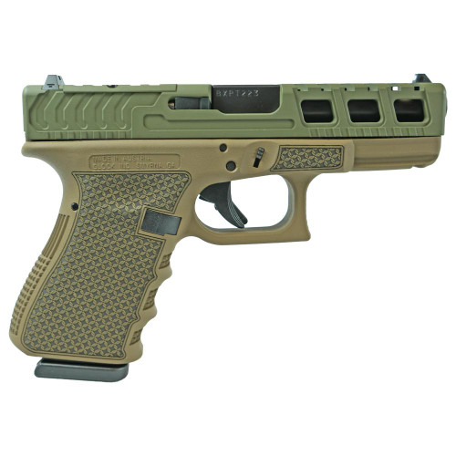 Glock 19 Gen 3 9mm, 4.01" Barrel, "Thrasher" Custom, 15rd