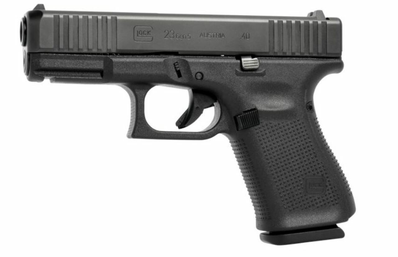 Glock 23 Gen5 .40 S&W, 4" GMB, Fixed Sights, Black, 13rd