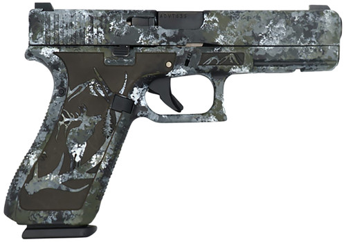 Glock G20 Gen 4 10mm, 4.61" Barrel, Alpine Camo Cerakote, 15rd