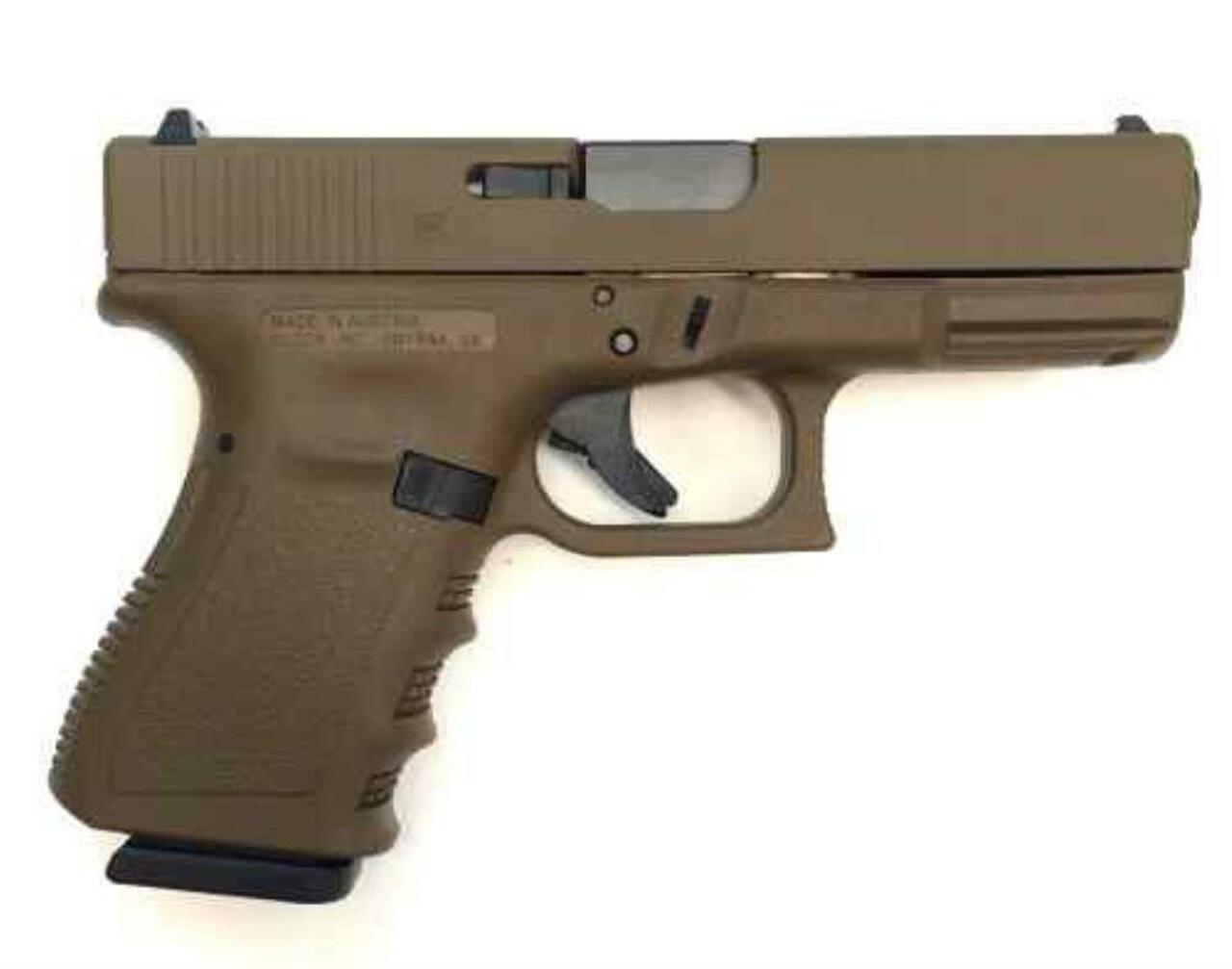 Glock 23 G3, 40 S&amp;W, Full Flat Dark Earth Cerakote Finish, FS, 13 Rd