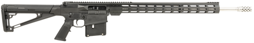 Great Lake AR-10 7mm Remington Mag, 24" Barrel, Black, 5rd