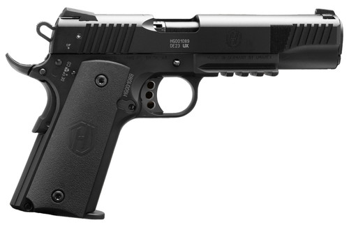 Hammerli Forge H1 1911 22 LR, 5" Threaded Barrel, Black Cerakote, 12rd