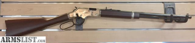 Henry Golden Boy Silver Nickel Plated Lever Action Rifle 17 Hmr 20"