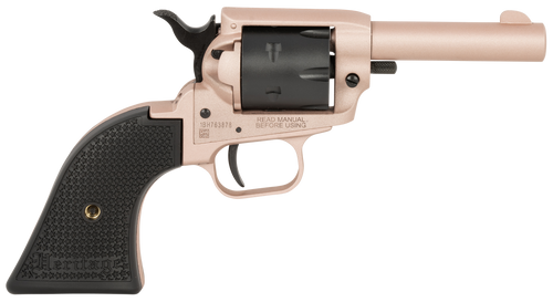 Heritage Barkeep 22 LR, 3.6" Barrel, Rose Gold Cerakote, Black Accents Frame, 6rd