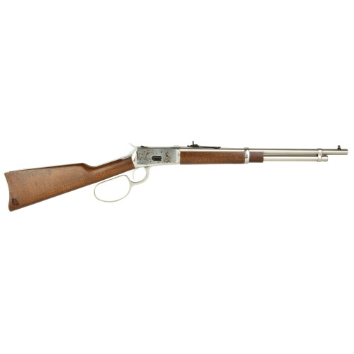 Heritage R92 TALO Edition 44 Remington Magnum, 18" Barrel, Engraved Stainless Rec, Wood Furniture, 8rd