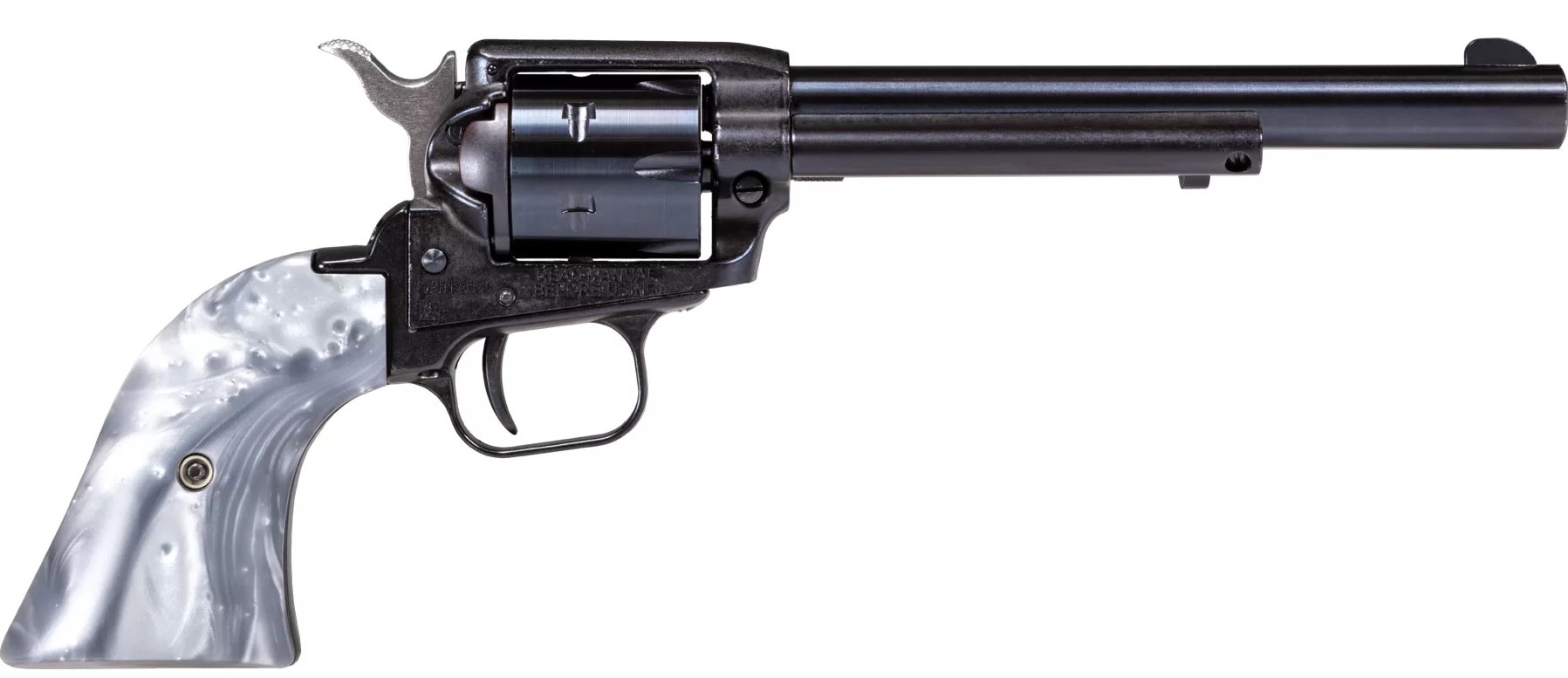 Heritage Rough Rider .22 LR Revolver, 6-Round, Gray Pearl