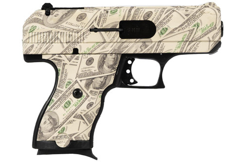 Hi-Point 916 C-9 Money Edition 9mm, 3.5" Barrel, Hydro-Dipped $100 Bill Finish, Black Frame, 8rd