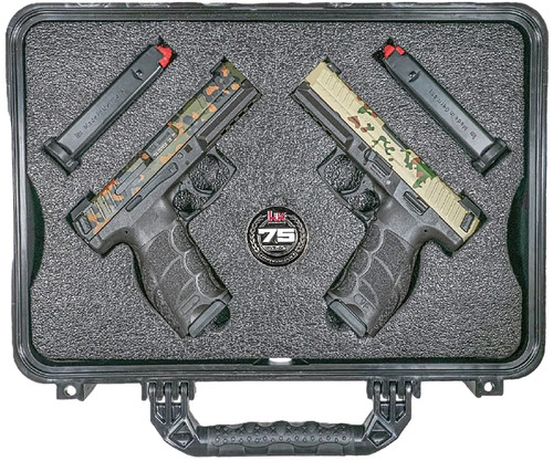HK VP9 75th Anniversary 9mm, 4.09" Barrel, Flecktarn &amp; Tropentarn Cerakote, 10rd
