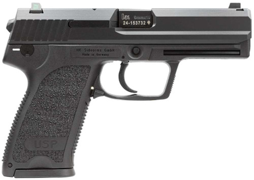 HK USP V7 9mm, 4.25" Barrel, Black, 3-Dot Night Sights, 15rd
