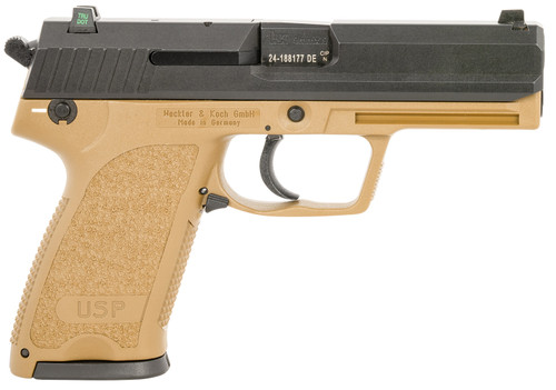 HK USP V1, 9mm, 4.86" Barrel, Flat Dark Earth, 15rd