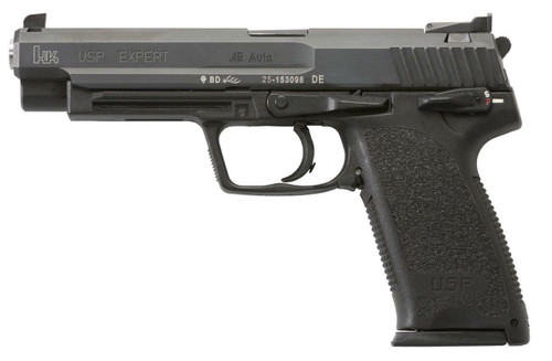 HK USP45 Expert V1 45 ACP, 5.19" Barrel, Black, 10rd