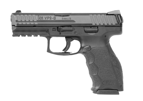 RENTAL HK VP9-B 9mm, 4.1" Barrel, Black, 15rd