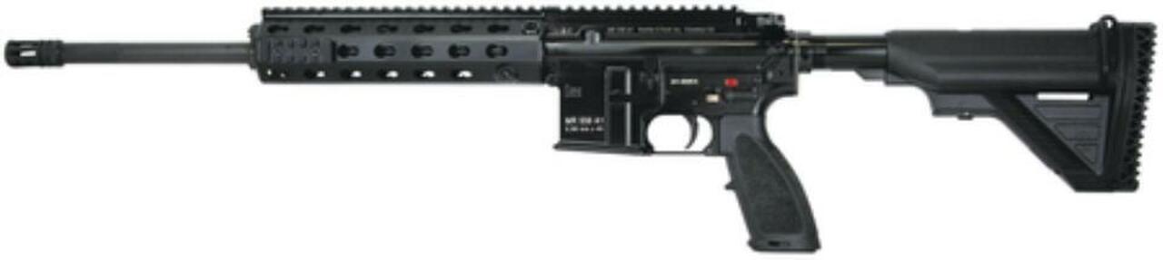 HK MR556, 5.56mm Semi-Auto Rifle 16.5" barrel - supplied one 10rd magazine, Troy micro sights and fixed buttstock