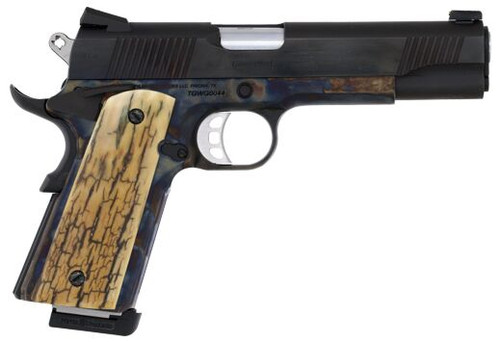 Tyler Gun Works 1911 45 ACP, 5" Barrel, Case Hardened Frame, Mammoth Ivory Grip, 7rd