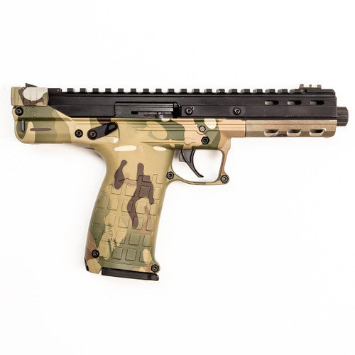 Kel-Tec CP33 22 LR, 5.5" Threaded Barrel, MultiCam Frame, Black Slide, 33rd