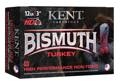 Kent Cartridge Bismuth Turkey 12 Ga, 3", 1 5/8 oz, 5 Shot, 5rd Box