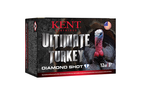 Kent Ultimate Turkey 12 Ga, 3", 1 3/4 oz, Diamond 4 Shot, 10rd Box