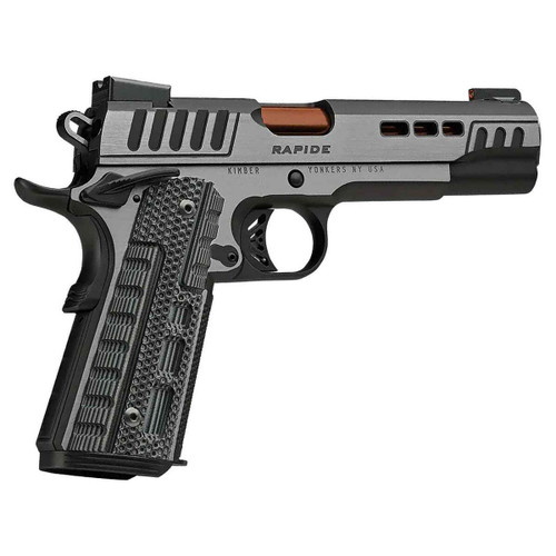 Kimber Rapide Dusk 1911 45 ACP, 5" Barrel, Black and Gray, G-10 Grips, 8rd
