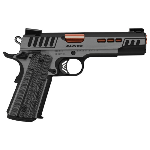 Kimber Rapide Dusk 10mm, 5" Bronze Barrel, Black/Gray, G10 Grip, 8rd